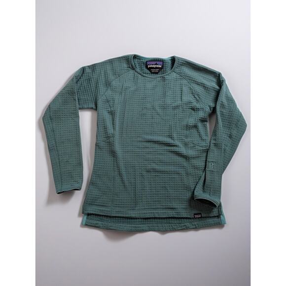 Patagonia Tops - Patagonia R1 Crew Polartec Regulator Thermal Pullover 40065 Womens S Green